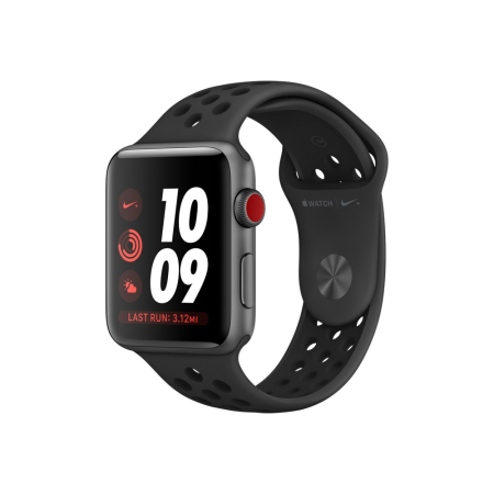 Apple Watch Series 3 42mm GPS Space Gray Aluminum Case with Anthracite/Black Nike Sport Band Apple Watch Series 3 42mm GPS Space Gray Aluminum Case with Anthracite/Black Nike Sport Band