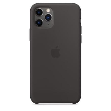 Силиконовый чехол для iPhone 11 Pro Max, чёрный цвет Силиконовый чехол для iPhone 11 Pro Max, чёрный цвет