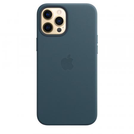 Кожаный чехол MagSafe для iPhone 12 Pro Max, цвет «балтийский синий» Кожаный чехол MagSafe для iPhone 12 Pro Max, цвет «балтийский синий»