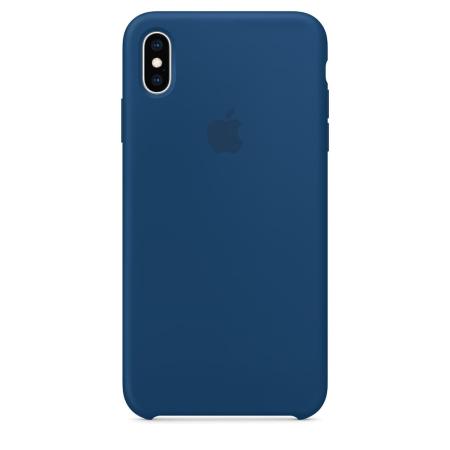 Силиконовый чехол для iPhone XS Max, цвет «темно-синий» Силиконовый чехол для iPhone XS Max, цвет «темно-синий»