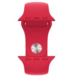 Apple Watch S8 41mm Red Aluminum Case / Red Sport Band