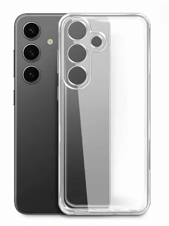 Силиконовый чехол для Samsung Galaxy S24, прозрачный Силиконовый чехол для Samsung Galaxy S24, прозрачный