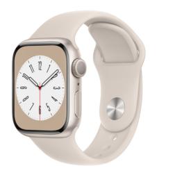 Apple Watch S8 41mm Starlight Aluminum Case / Starlight Sport Band