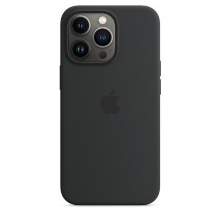 Силиконовый чехол MagSafe для iPhone 13 Pro, цвет «тёмная ночь» Силиконовый чехол MagSafe для iPhone 13 Pro, цвет «тёмная ночь»